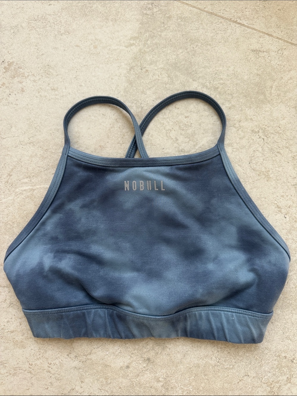 Nobull High Neck Tie Dye Sports Bra Size Small